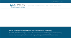 Desktop Screenshot of pcmtrials.com