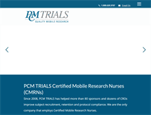 Tablet Screenshot of pcmtrials.com